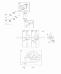Camshaft Crankcase CoverSump Crankshaft PistonRingsConnecting Rod Diagram and Parts List for 10L902-0110-B1  Briggs and Stratton Engine